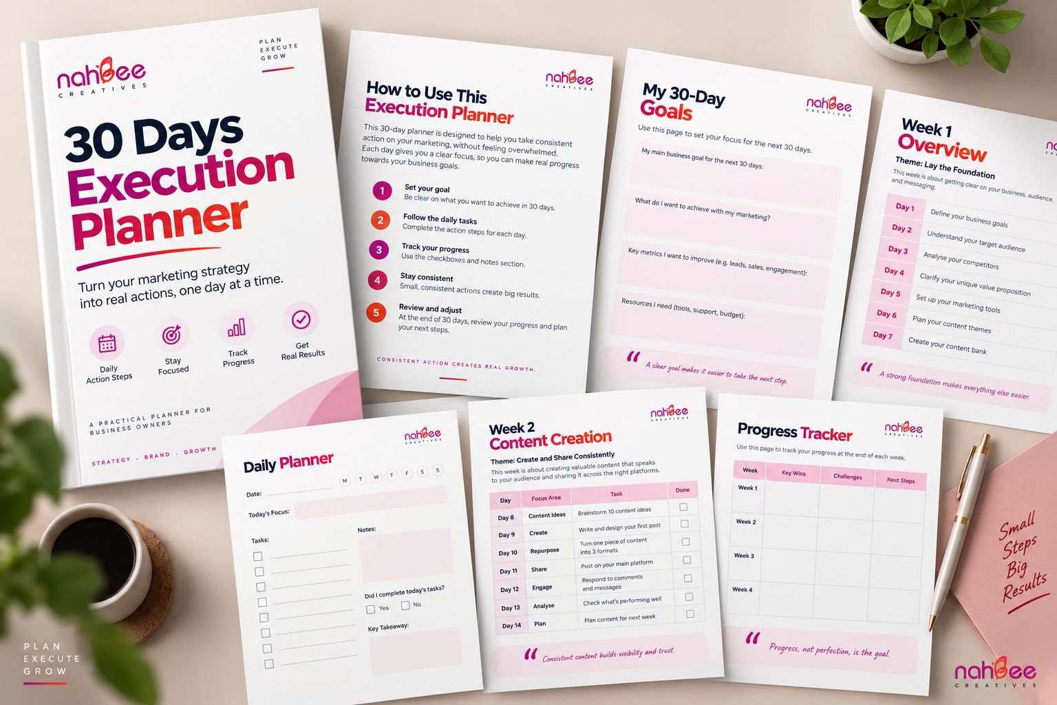 30-Day Execution Planner preview